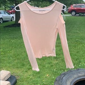 Shoulder cut out top